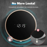 Touchless Automatic Soap Dispenser with Clock: Wall Mount Rechargeable