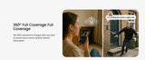 Dekco 3MP WiFi Doorbell 5000 mAh Battery Wireless Video Intercom AI Human Detection 2-way
