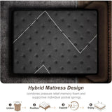 14 Inch Extra Firm Memory Foam Hybrid Mattress with Extra Lumbar Support