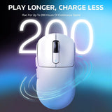 ATTACK SHARK X3 Wireless Gaming Mouse,49g Ergonomic PC Mouse