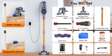 Honki 78KPA Cordless Vacuum Cleaner with LED High Power for Pet Hair