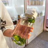 350/550ml Travel Plastic Clear Drinking Bottle Sports Water Bottle Drinking Cup