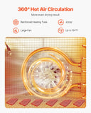 6 Trays Food Dehydrator Machine Stainless Steel 400W Jerky Meat Fruit Drying