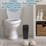 2 Pcs 3 Gallon Small Trash Can with Lid for Kitchen Bathroom Office Bedroom Waste Bin