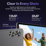 SVITOO Tablet 2026 Android 16 11 Inch 90Hz HD IPS Screen Unisoc T7250 Octa-Core Processor 20GB RAM 128GB ROM Support 1TB TF (MicroSD) Card Expandable 8800mAh Battery 2.4GHz 5GHz Dual Band WiFi 5 Bluetooth 5.0 GPS Widevine L1