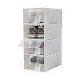 24 Pack Foldable Shoe Rack, Space-Saving Home & Office Organization