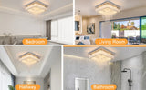 VETRULUS Modern Luxury Crystal Led Pendant Light Rain Drop Chandelier Ceiling Lamp Dining Living Room Nordic Decor Hanging