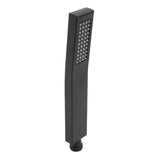 Matte Black Hand Held Shower Head With Wall Connector