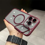 Luxury Magnetic Shockproof Phone Case for iPhone 16/15/14/13/12/11/17 Pro Max