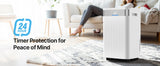 35 Pint Smart Dehumidifier for Home Basement Low Noise Humidity Control