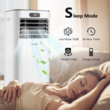 8000 BTU Portable Air Conditioner with Remote Control 3-in-1 w/ Drying