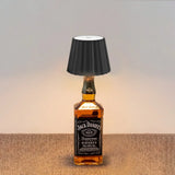 Wireless Bottle Table Lamp 3-color and Stepless Dimming Night Lamp 2000mAh Desk Lamps