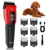 Hatteker Professional Pet Clipper Dog Hair Trimmer Cat Grooming Shaver Electric Charging Pet Cutting