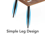 Tribesigns Dining Table180x80x75cm, Spacious Rustic Industrial Table for 6-8 People