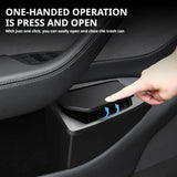 Front Door Trash Can for Tesla Model Y Juniper 2025 Rear Central Control