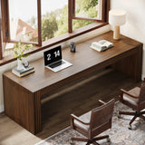 Tribesigns 79-Inch Extra Long Desk, Two Person Double Desk for Home Office