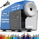 Electric Pencil Sharpener, Fast and Hands-Free, 10K+ Uses, 5 Nibs,