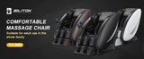 Full Body Massage Chair w/ Heating, Airbags, Bluetooth Speaker, Foot Roller