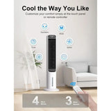 3-IN-1 Evaporative Air Cooler, Cooling Fans that Blow Cold Air with 12H Timer