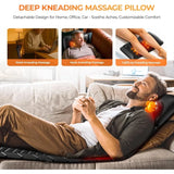 Shiatsu Full Body Massage Mat with Heat Detachable Massager Pad for Pain