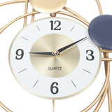 Large Modern Metal Wall Clocks with Swing Pendulum for Kitchen, Living Room