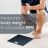 GS435B Glass Bluetooth Scale for Body Weight with BMI Composition Measurement, Smart Digital Bathroom Scales