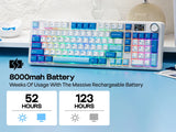 EPOMAKER × AULA F99 MAX 96% ANSI US Layout Hot-swap Tri-mode Wireless Mechanical Gaming Keyboard