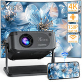 Mini Smart Projector with Native 720P Support 4K Decoding for Home Theater