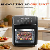 12.6Qt Air Fryer Oven, Family Size Countertop Convection Oven with 10 Preset Cook Modes