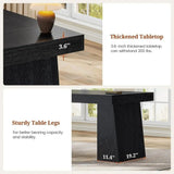 Modern Executive Desk with Power Outlets & Storage Cabinet