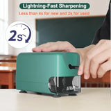 Electric Pencil Sharpener Cordless and Rechargeable Heavy Duty Classroom Pencil Sharpeners