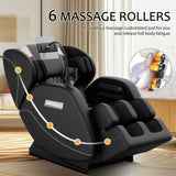 Zero Gravity Full Body Massage Chair with Heating, Airbags, Foot Roller