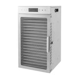 18 Tray Food Dehydrator, Stainless Steel Fruit & Meat Dryer Machine, 110V with LED Light
