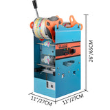 SucceBuy Manual Cup Sealer Machine 300-500 Cup/h with Heating Technology
