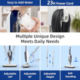 Steam Mop - 10-in-1 Detachable MultiPurpose Floor Steamer for Hardwood