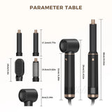 5 in 1 Hair Dryer Hot Comb Set Professional Curling Iron Hair Straightener Styling Tool For Professional