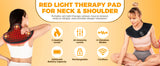 Neck Shoulder Red Light Therapy Massager with Heat For Pain Relief