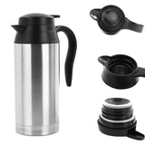12/24V Car Electric Kettle Boil Dry Protection 750ml Car Kettle Boiler Quick Boiling Kettle Pot