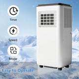 8000 BTU Portable Air Conditioner 3-In-1 Remote Control for Home Office