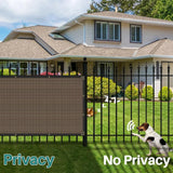 4' x 50' fenced privacy screen, Outdoor Backyard sunshade windscreen, Privacy fence screen