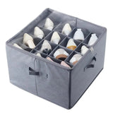 Under Bed Shoe Storage Organizer, 1 Pack, 16 Compartments w/Clear Window