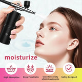 Cordless Rechargeable Airbrush Kit with 160KPA Compressor for Barbers Model