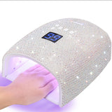 66w with Rhinestones Lamp Chips Removable Bottom Tray Uv Light Lamp for Nail Professional Led Uv Lamp
