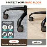 Office Chair Mat for Hardwood Floor 35"x47" Heavy Duty Computer Chair Mat
