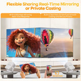 400ANSI WiFi6 Projector Support 8K Full HD Home Outdoor Cinema HY300