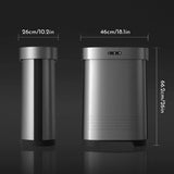 Stainless Steel Kitchen Trash Can 13 Gallon Motion Sensor Garbage Can Automatic Touch Free Detachable Waste Bin