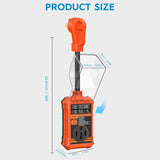 50 Amp RV Surge Protector 19000J with Smart Auto Shutoff and LED Display