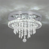 Modern K9 Luxury Crystal Ceiling Lamp Smart Led Living Dining Room