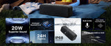 JUOVI Portable Bluetooth 6.0 TWS Pairing Wireless Speaker for Home Outdoor
