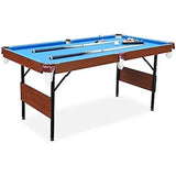 Crux 55-inch Folding Billiard/Pool Table-Portable and Space-Saving Entertainment!